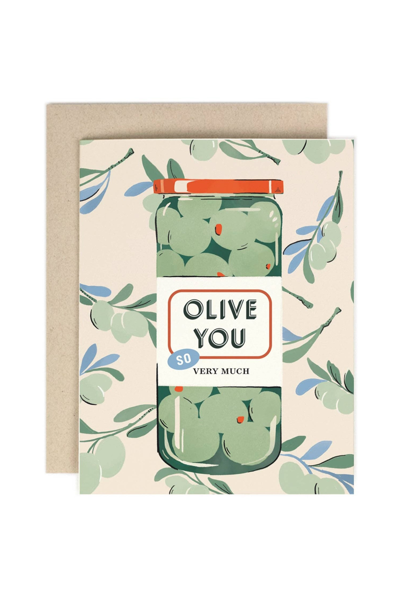 Olive You Card