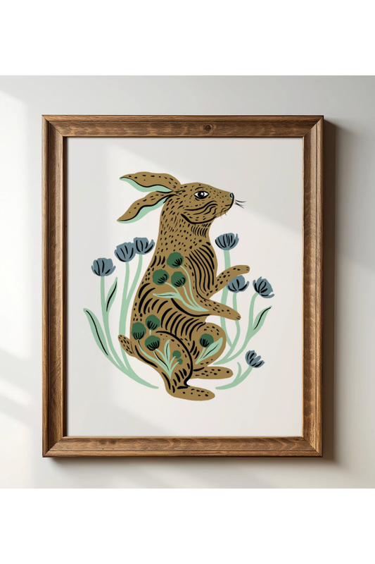 Year of the Rabbit Art Print | 8" x 10"