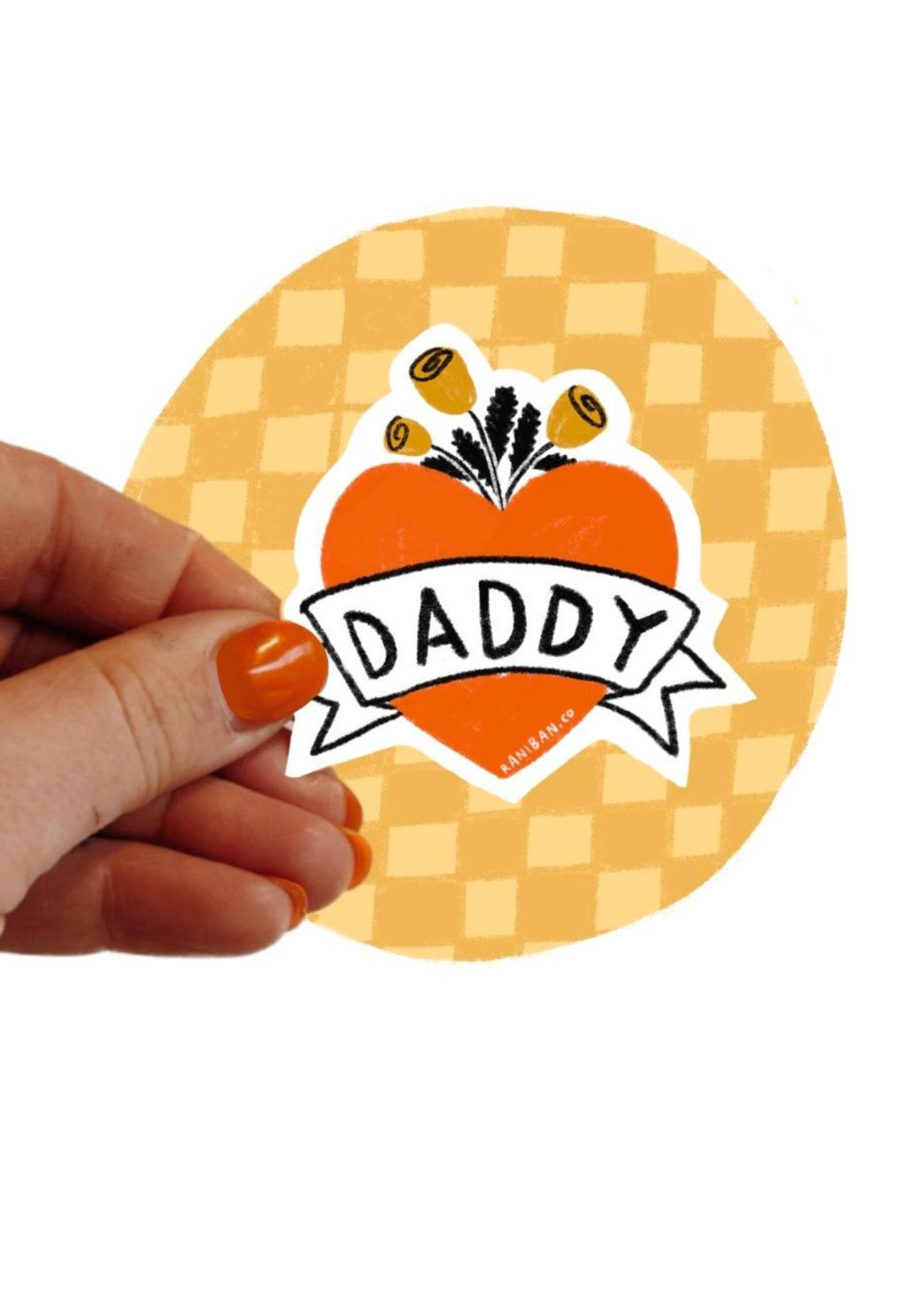 Daddy Banner Sticker