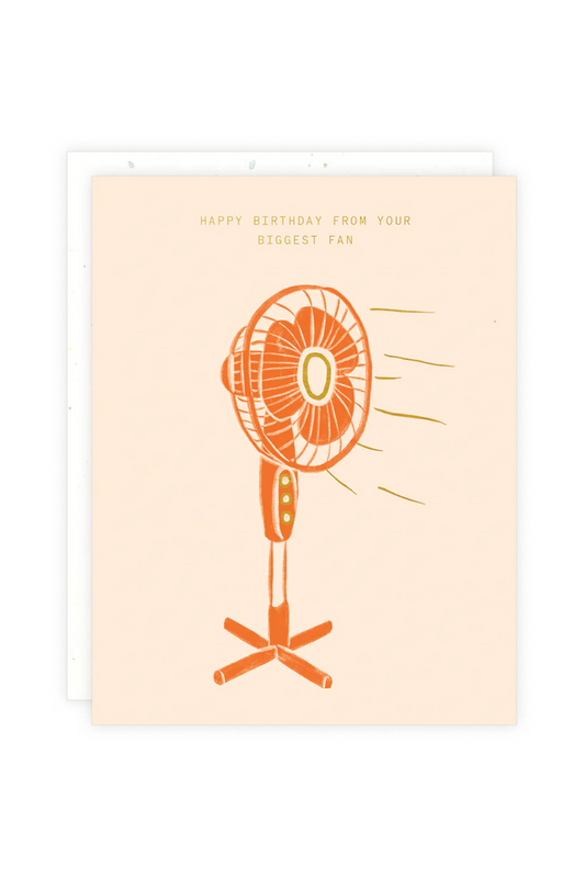Biggest Fan Birthday Card