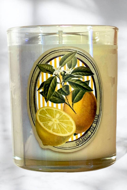 Golden Lemon Candle