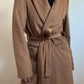 Wool Blend Slim Coat | Camel