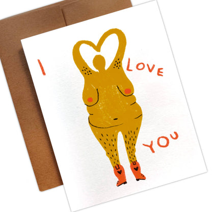 I Love You Cowgirl Card