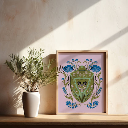 Stinkbug Art Print | 8 x 10