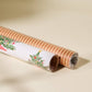 Christmas Tree Toffee Stripe Double Sided Gift Wrap | Roll of 3 Sheets