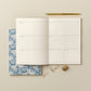 Blue Flora Weekly Planner