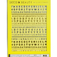 Nail Art Stickers | ABCs
