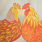 Chickens Concertina Garland