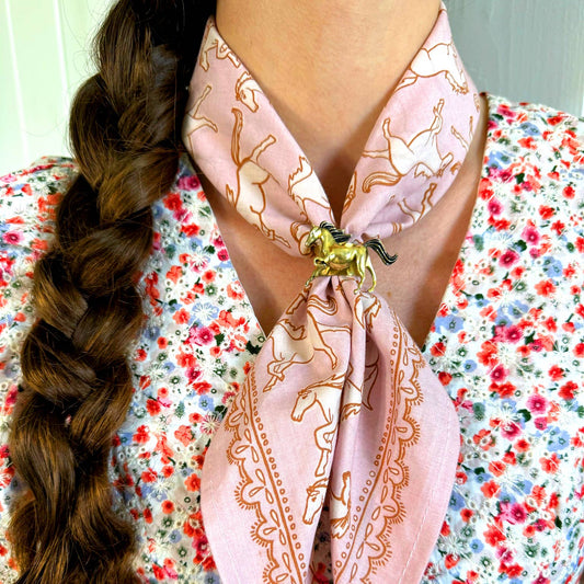 Brass Bandana Slide | Horses