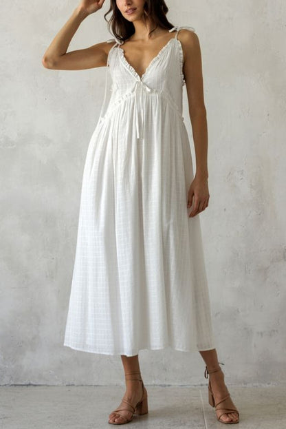 Seaside Cotton Midi Dress