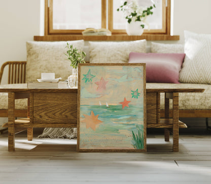 Muted Coastal Art Print | 8 x 10