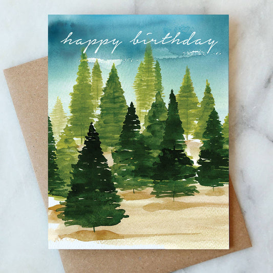 Forest Birthday Card