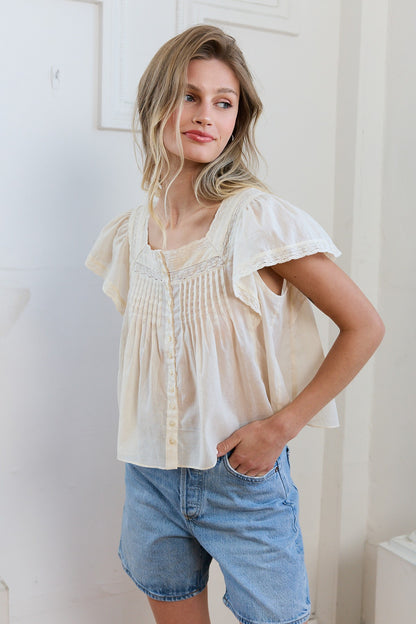 Posie Pintuck Blouse