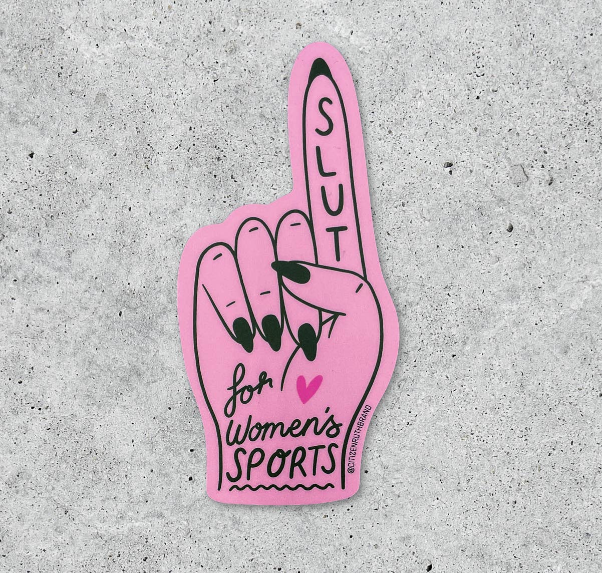 Slut for Women's Sports Sticker