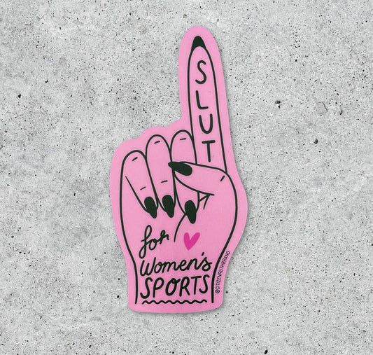 Slut for Women's Sports Sticker