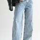 Relaxed Straight Super Wide Leg Denim