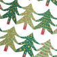 Christmas Trees Concertina Garland