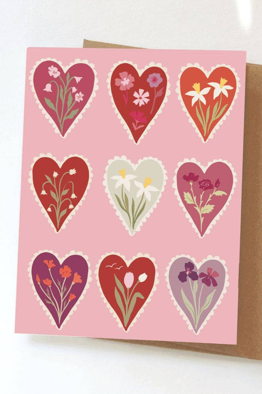 Valentine Hearts Card