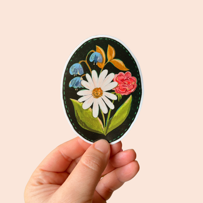 Daisy Flower Stickers