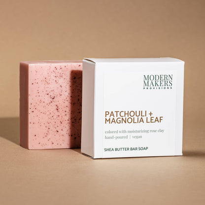 Patchouli + Magnolia Leaf Bar Soap
