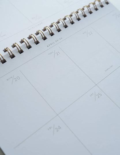 2026 Desktop Planner | Block Print Stripe