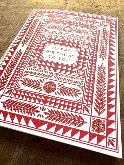 Happy Birthday To You Card