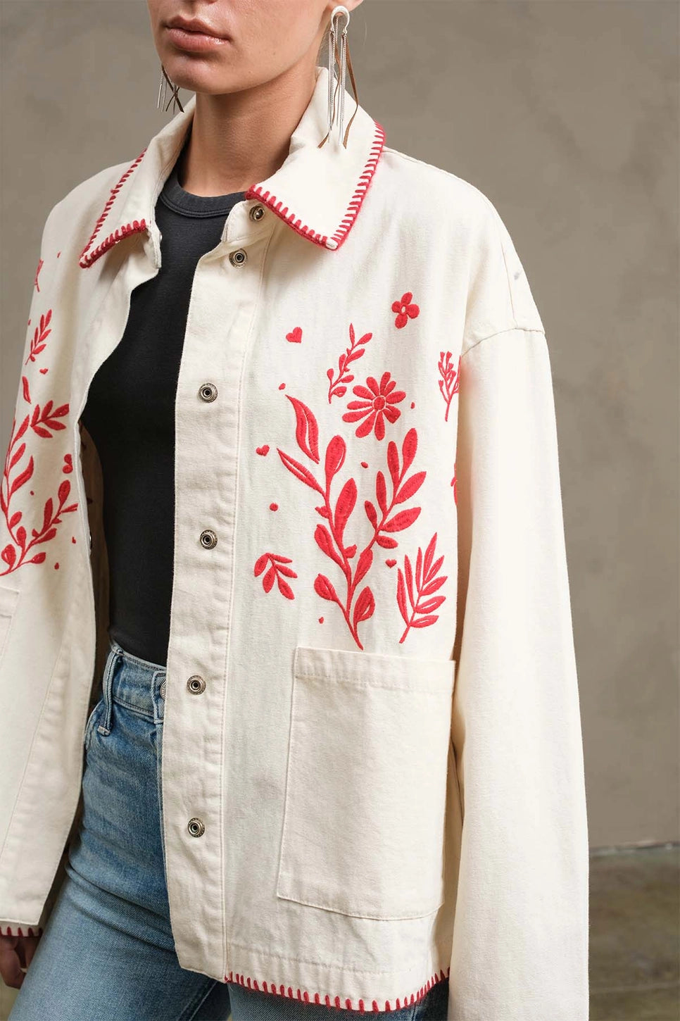 Folk Embroidered Jacket