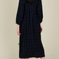 Textured Gingham Dress | Black