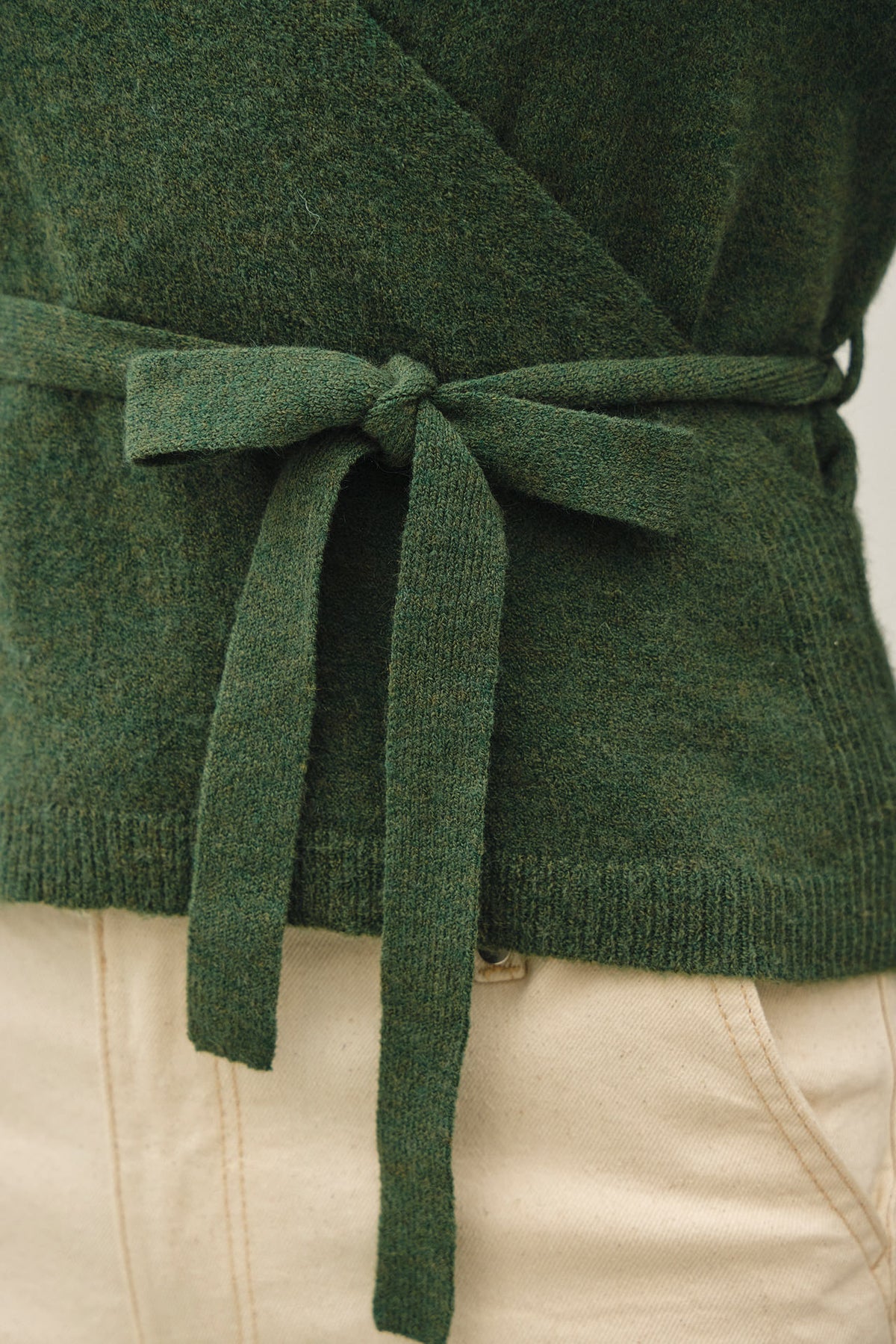 Tie Wrap Sweater | Hunter