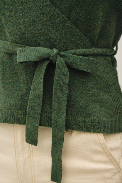 Tie Wrap Sweater | Hunter