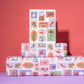 Stamp Print Rolled Gift Wrap