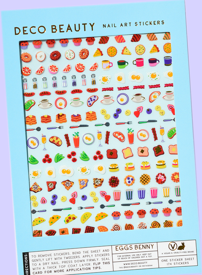 Nail Art Stickers | Eggs Benny