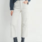 Wide Leg Utility Denim | Sea Salt