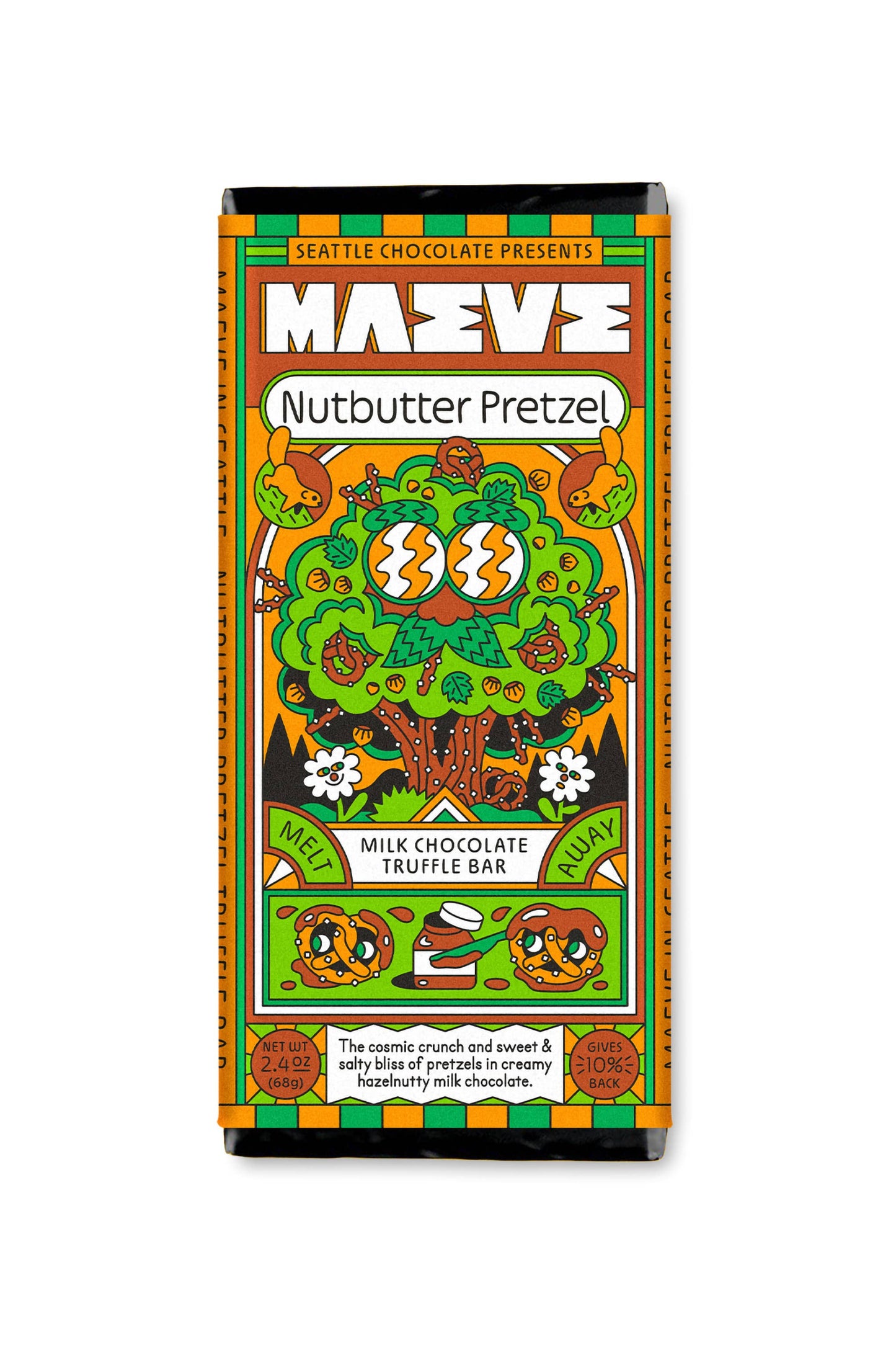 Nutbutter Pretzel Truffle Bar