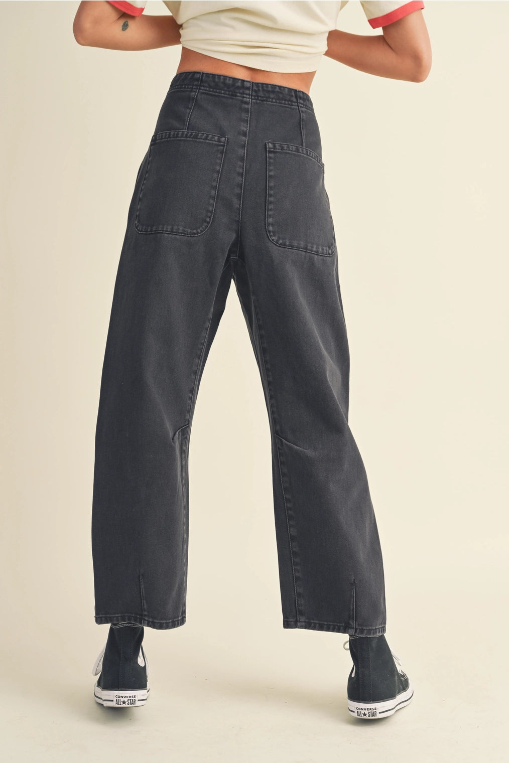 Barrel Trousers | Navy