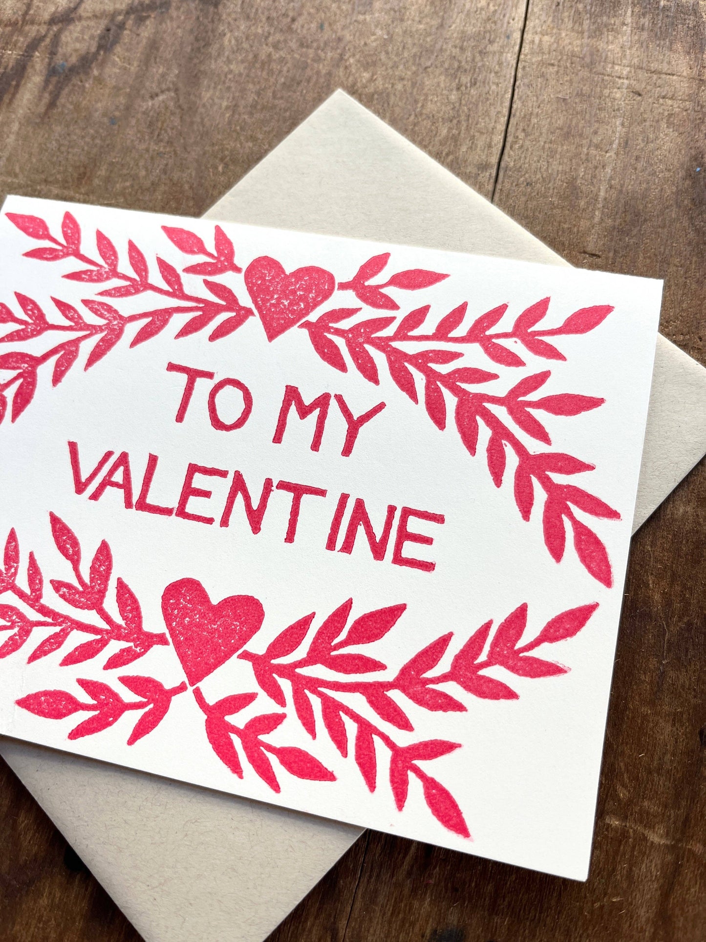 To My Valentine Vine Card