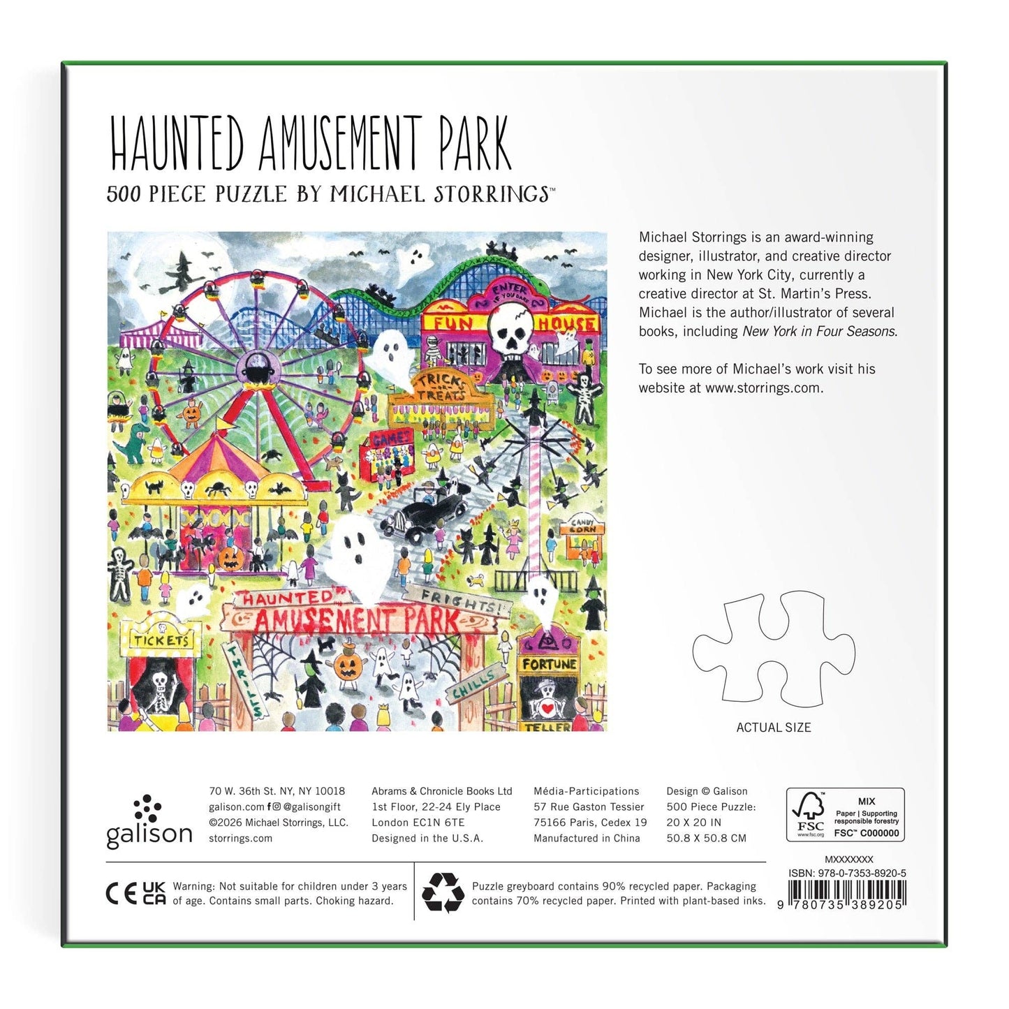 Haunted Amusement Park | 500 Piece Puzzle