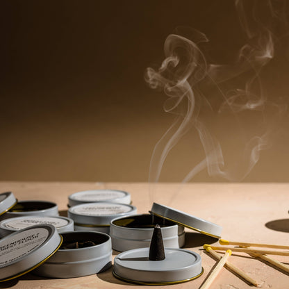 Violet Hibiscus + Green Monstera Incense Cones