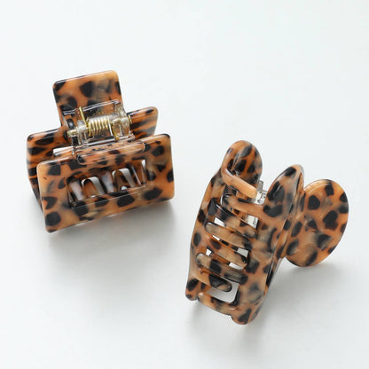 Wild Leopard Mini Hair Claw | Assorted