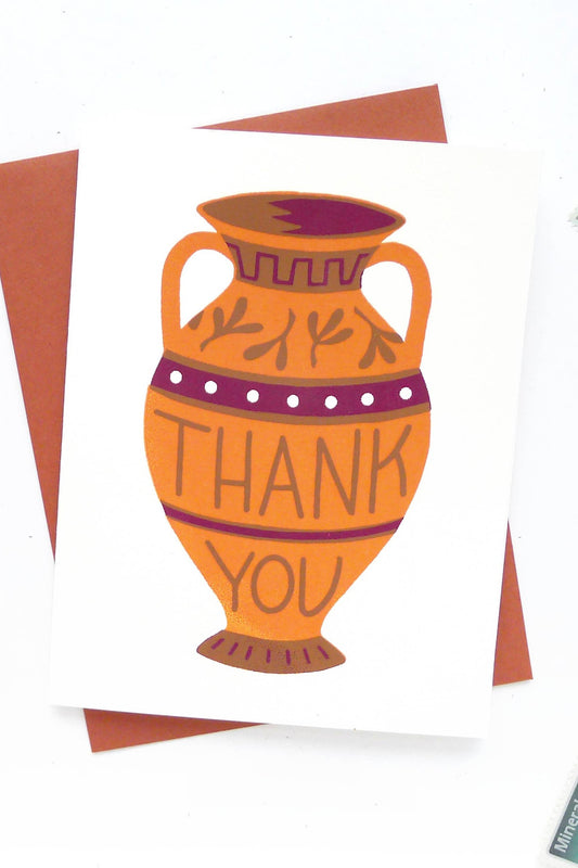 Thank You Amphora Card