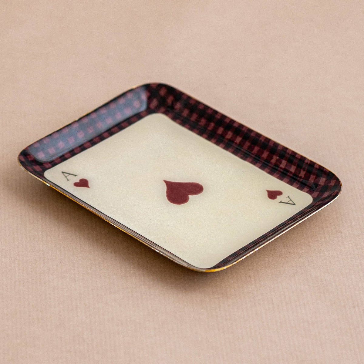 Enamel Trinket Dish | Ace of Hearts
