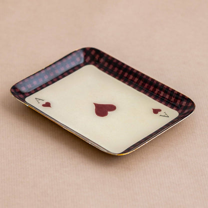 Enamel Trinket Dish | Ace of Hearts