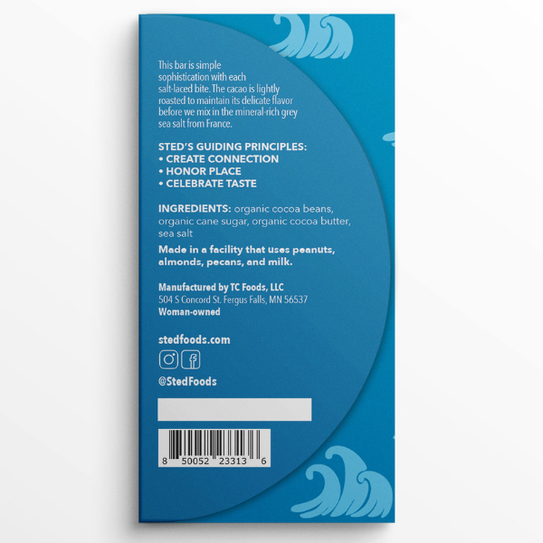 Mini Chocolate Bar | French Grey Sea Salt