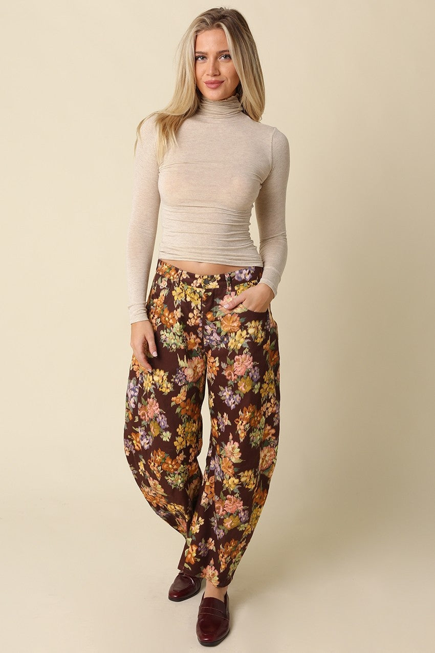 Stella Mock Neck Top | Oatmeal