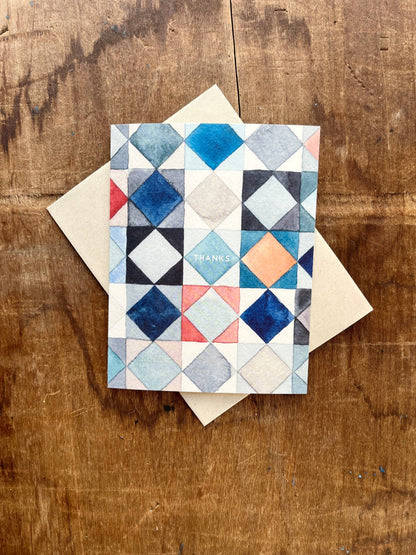 Thanks Quilted Card