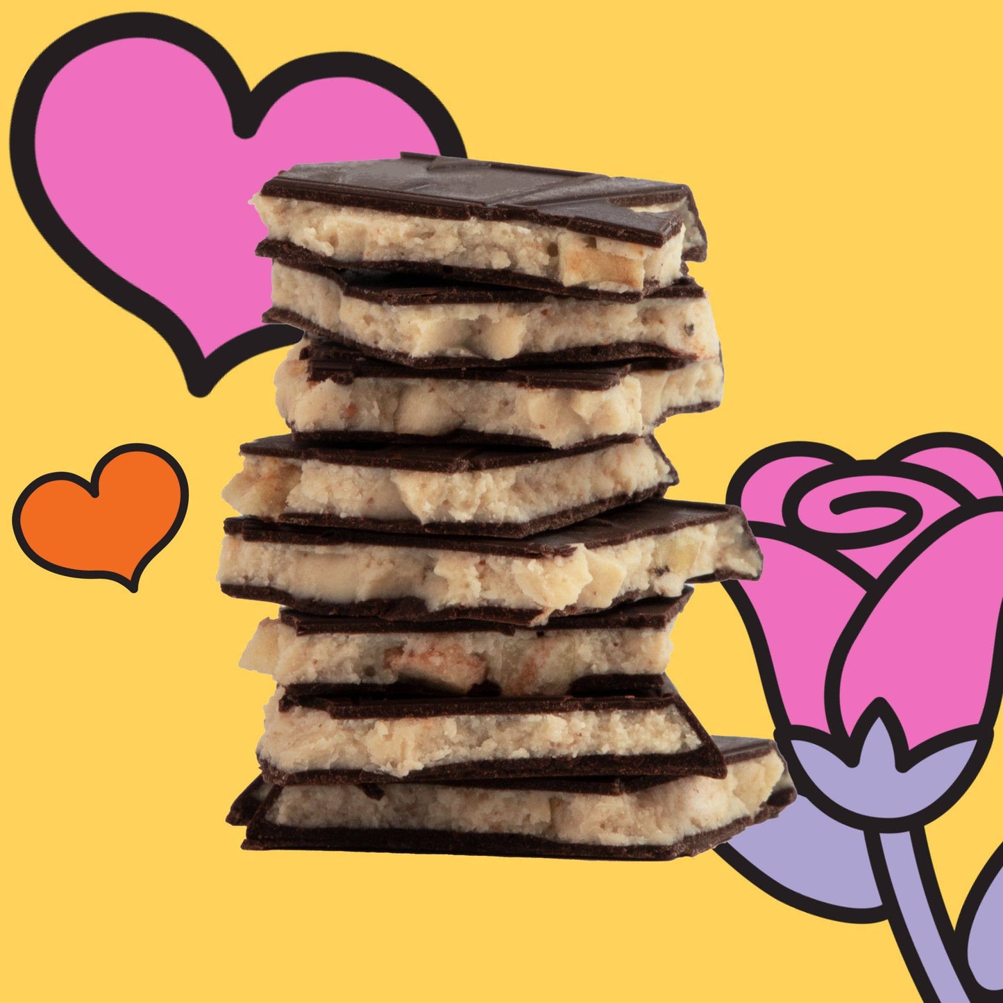 Peanut Butter Banana Affair Truffle Bar