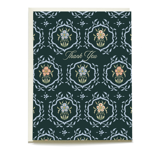 Flourish Thank You Card