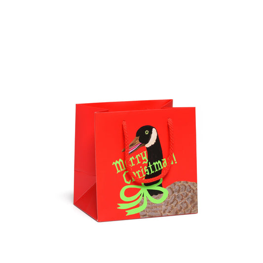 Christmas Goose Gift Bag | Small