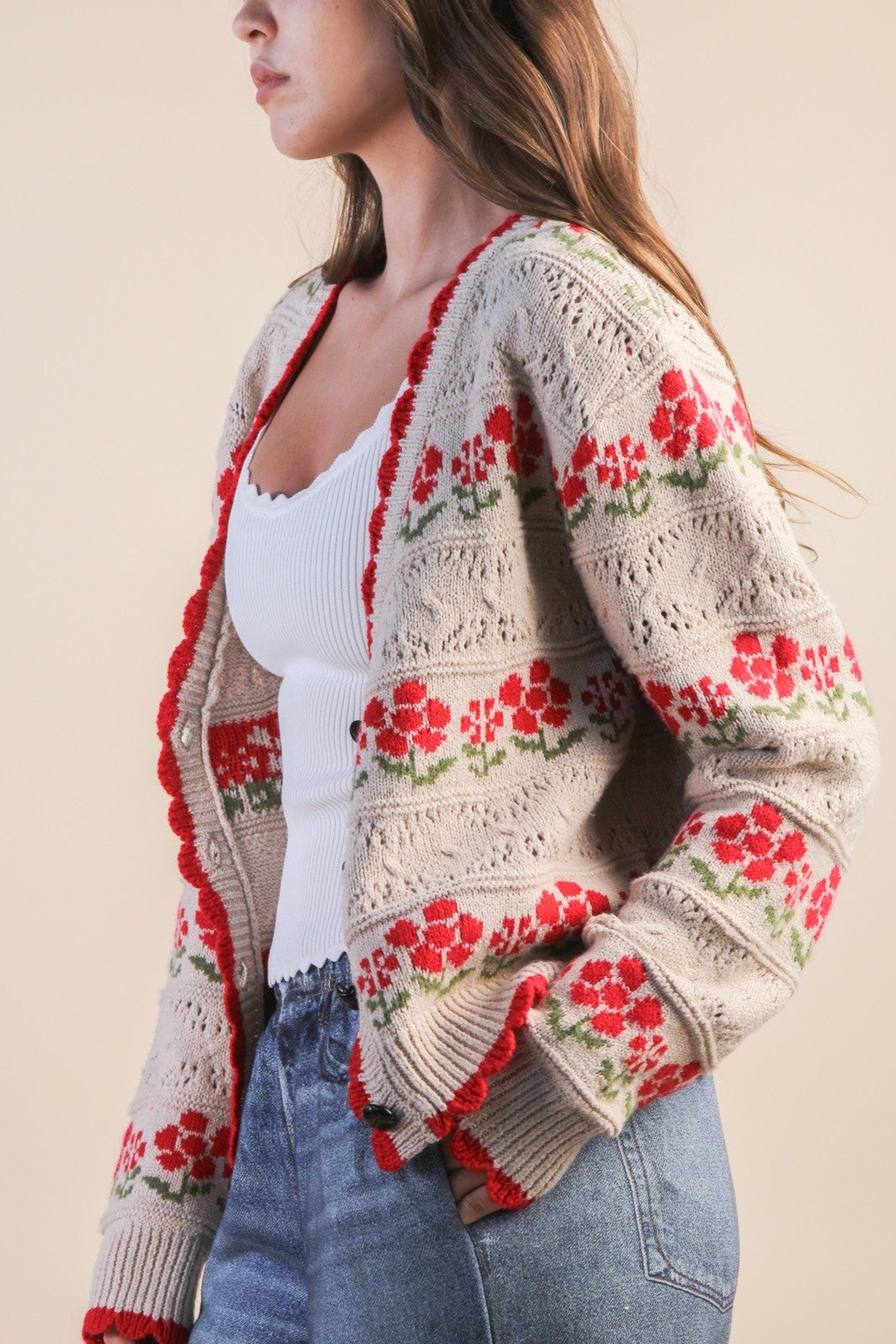 Elsie Floral Cardigan
