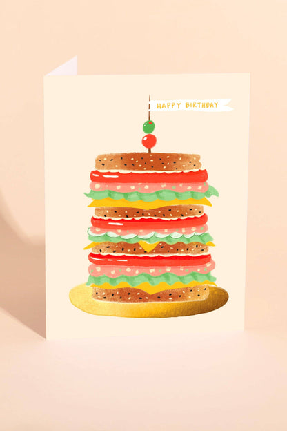 Mortadella Tall Boy Birthday Card